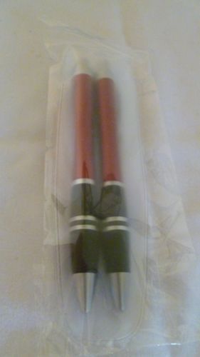 New Red/Black Pen &amp; Pencil Set in in Pocket Holder - Black Ink
