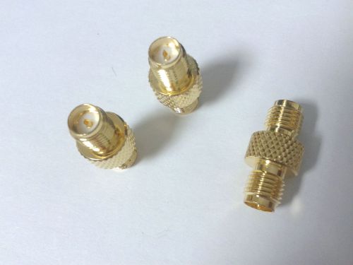 4pcs copper RP-SMA Jack female plug to RP-SMA Jack male RF adapter connector