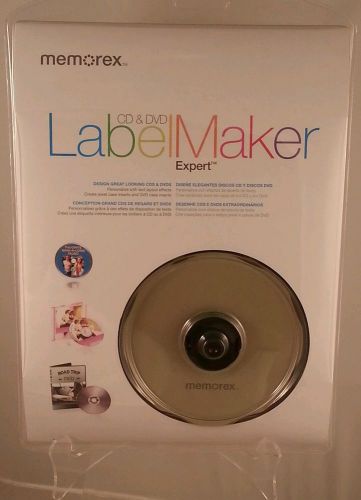 NEW Memorex CD &amp; DVD LABEL MAKER - EXPERT - 138 exPressit + 1500 Image clip-art