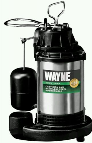 Wayne CDU980 - 3/4 HP Stainless Steel Cast Iron Submersible Sump Pump w/ Vert...
