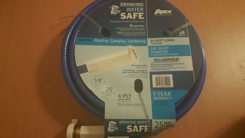 Apex Drinking Water Safe 5/8 in. dia. x 25 ft. 4-ply Ideal for Boating, Camping