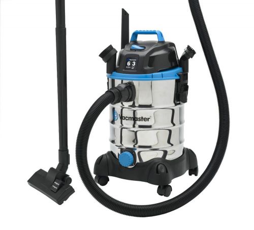 BRAND NEW VACMASTER STAINLESS STEEEL WET/DRY SYSTEM VACUUM 6 GALLON