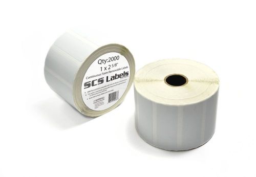 Thermal Label Printer Roll - 2000 (1&#034; X 2 5/8&#034;) Removable Amazon FBA Labels -...