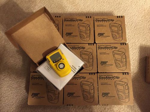 Lot (10) New BW Technologies GasAlertClip Extreme H2S Gas Monitor Detector Meter