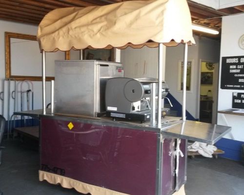 Stainless Steel Commercial Coffee Kiosk