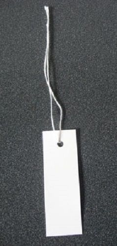 Blank plastic tags, strung tags, plant labels, retail labels/tags(3&#034;x1&#034;) qty 200 for sale