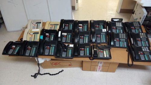 NORTEL MERIDIAN M8X24-DS Complete Phone system with 21 phones