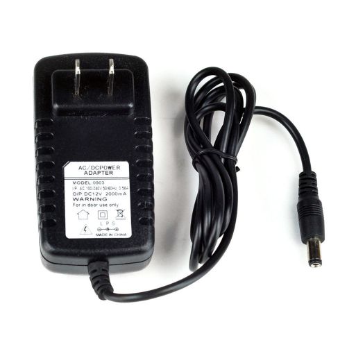 Ac converter adapter dc 12v 2a power supply charger us dc 5.5mm x 2.1mm 2000 ma1 for sale