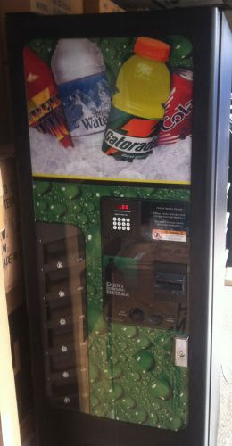 Soda gatorade water cold beverage vending machine fsi model 3179 for sale