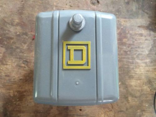 Square D 9013 GHG-2 PressureSwitch, 120-150PSI, 1Port, DPST, 10A