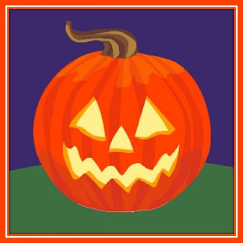 30 Custom Halloween Pumpkin Art Personalized Address Labels