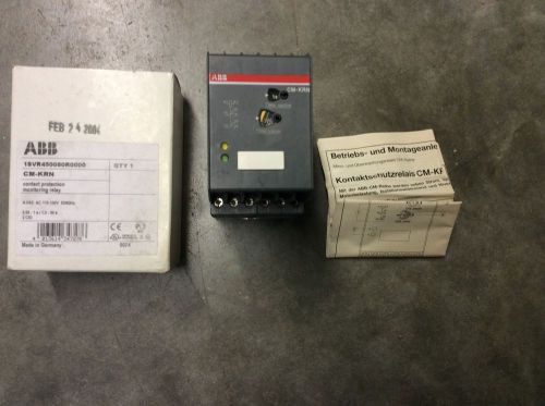 Abb contact protection monitoring relay cm-krn 1svr450080r0000 for sale