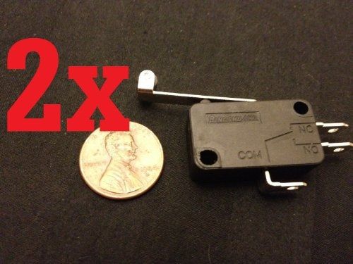 D8 2x Micro Roller Long Handle Lever Arm Normally Open Close Limit Switch Kw7-3