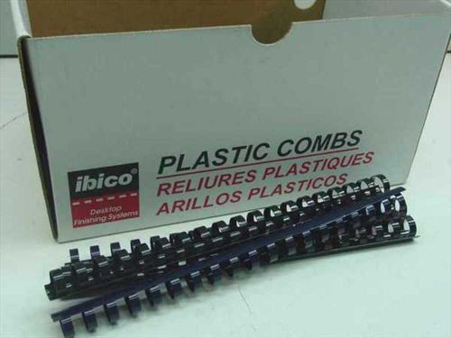 Ibico 15171 5/8&#034; Black Plastic Binding Combs - 95 pcs