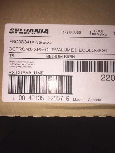 Sylvania 22057 Octron Curvalume 32W Fluor. Bulbs - Case 16 - FBO32/841/6/ECO