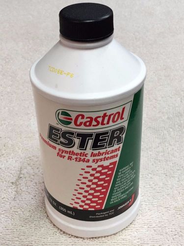 Castrol ESTER Premium Synthetic Lubricant R134a or R12 Systems, 12 fl oz.