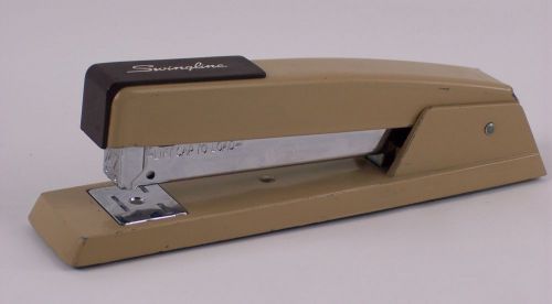 Vintage Swingline 747 Stapler Beige Tan Made In USA Free Shipping Within The USA