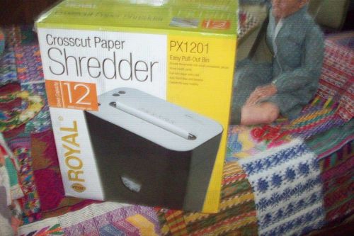 Royal Consumer - PX1201 12-sheet Crosscut Paper Shredder SEALED &amp; MINT