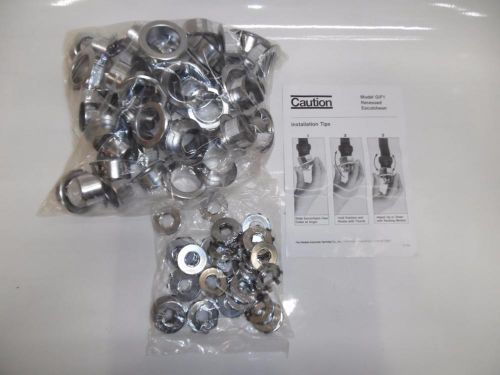 100 pack two piece recessed escutcheon - 1/2 npt sprinkler for sale