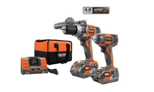 18-volt lithium-ion cordless hammer drill/driver, compact driver combo kit house for sale