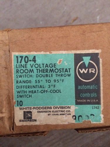 White Rodgers Line Voltage Thermostat 170-4