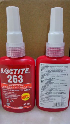 Loctite 263 Oil Tolerant  High Strength Red Threadlocker 50ml - Free Shipping