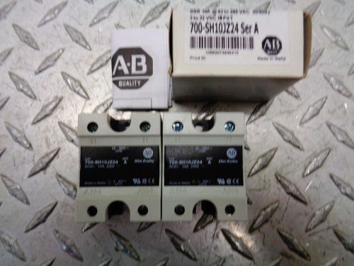 ALLEN BRADLEY 700-SH10JZ24 SER A SOLID STATE RELAY *LOT OF 2* 1 W/OUT BOX