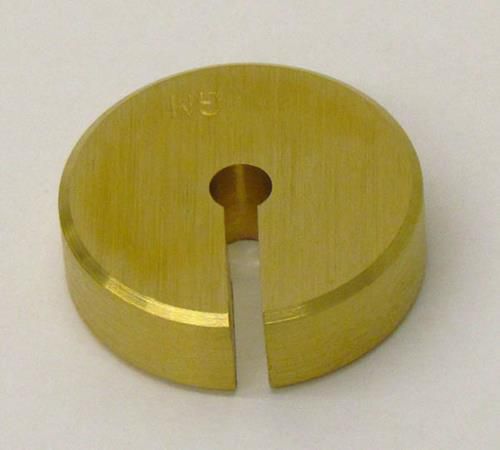 SEOH Weight Weights Slotted 5 gm Brass