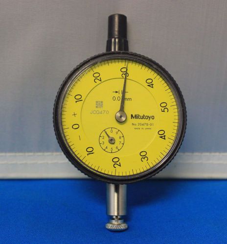 Mitutoyo Dial Indicator 2047S-01 JCQ470 0.01mm