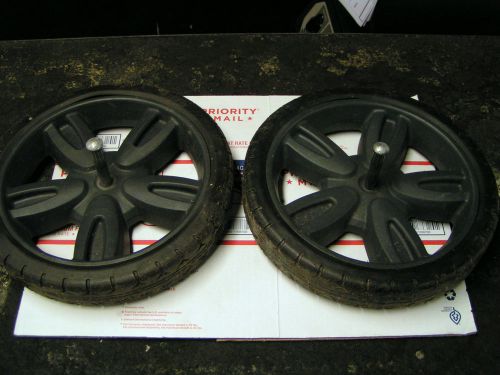 HOMELITE MOD#HU80833 2600PSI PRESSURE WASHER 14&#034; WHEELS - SET OF 2 USED WHEELS