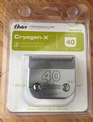 Oster Clipper Blade Cryogen-X #40, 1/100&#034; (sc-360862)