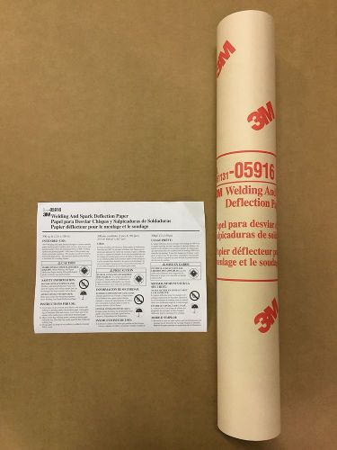 Genuine 3M Premium Welding and Spark Deflection Paper 05916 300 SQ FT FREE SHIP