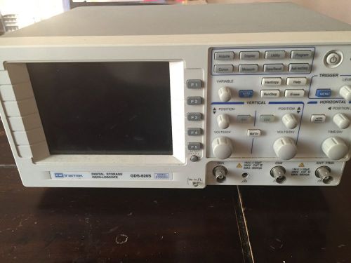 INSTEK GDS-820S Digital Storage Oscilloscope AND Frequency Counter Lot