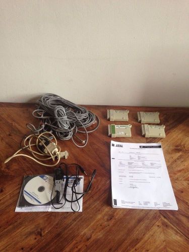 Four (4) atam / axiom smart readers with cables, calibration, acr data logger for sale