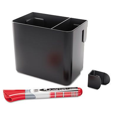 Prestige 2 connects accessory storage cup, 2-comp, 5 x 3 x 4, plastic, black for sale