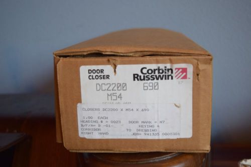 Corbin Russwin Door Closer DC2200 M54 690