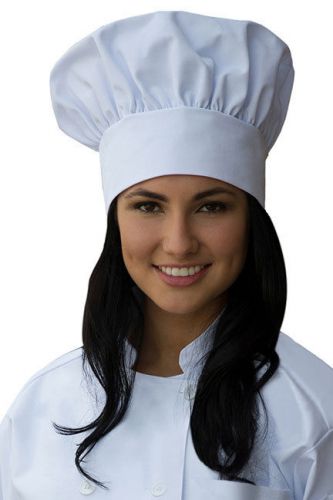 New White Cloth Chef Hat - Made in USA -  Support Locally Sourced Products!