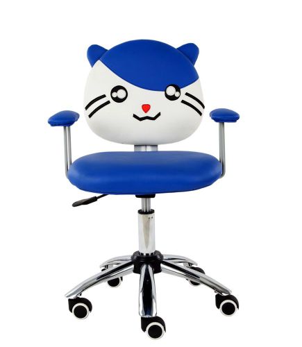 Blue/White Cat Computer Chair Animal Room Deco Kids room Furniture boys - M003B