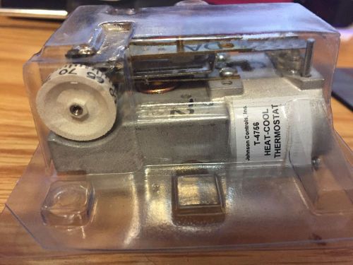 Johnson Controls T-4756 Heating-Cooling Thermostat T-4756-205