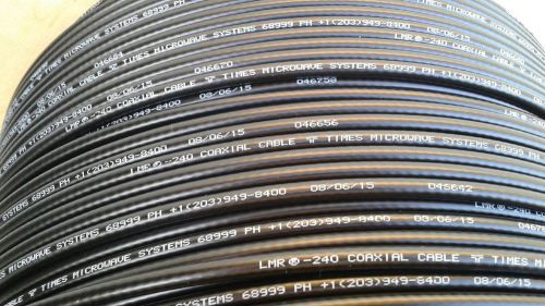 TIME MICROWAVE  LMR-240 Coaxial  cable   100 ft