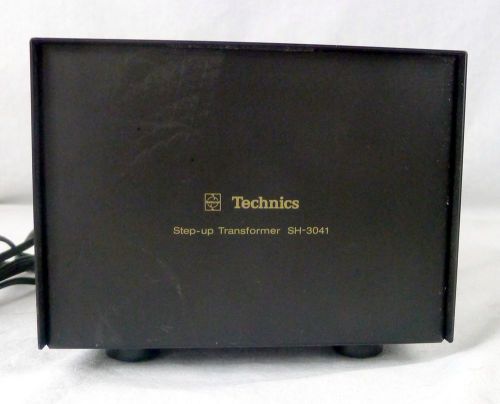 Vintage Technics Step Up Transformer Model SH 3041-Doubles Input Voltage-EUC