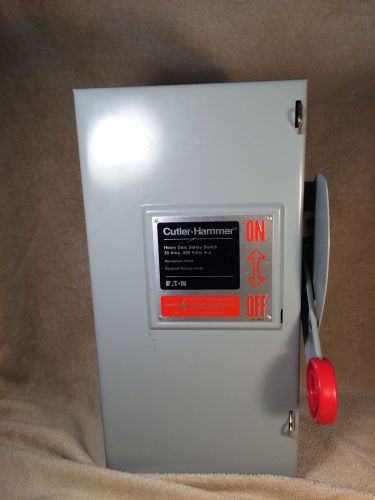 Cutler-Hammer DH361FGK 30 Amp 600 VAC 3 Pole Fusible Saftey Switch NEW