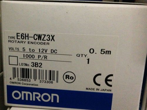1PC OMRON  rotary encoder E6H-CWZ3X 1000P/R hollow shaft OD40mm  NEW In Box