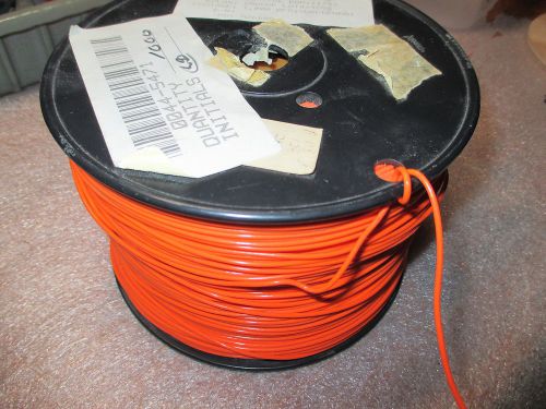 18 awg. Mil16878/4BHB3 Silver Plated SPC wire 7/26str Orange 1000ft.