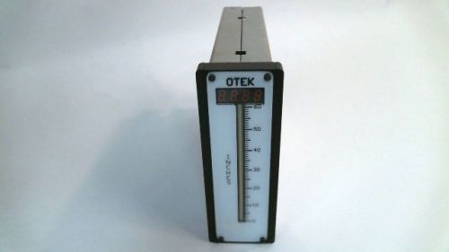 OTEK HIQ119095100491 Scale: 0-60 Inches Electrical Bar Graph Meter