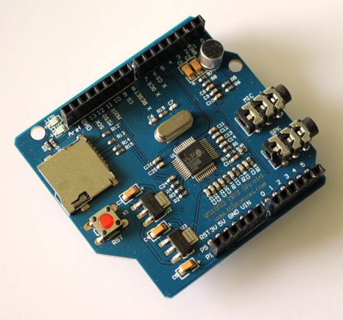 New vs1053b mp3 music shield board with tf card slot work with arduino uno mega for sale