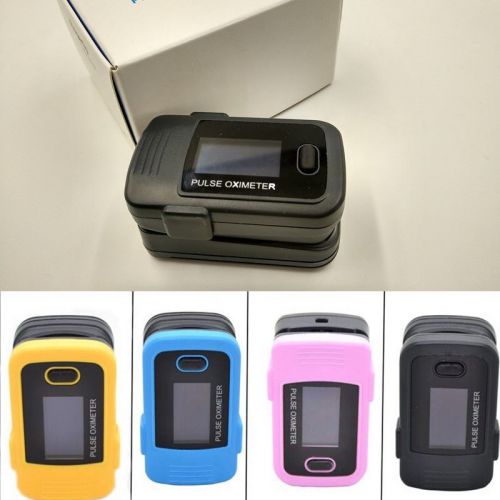 OLED Finger Pulse Oximeter Blood Oxygen Spo2 PR 4 Color 6 Display Modes SpO2 PR