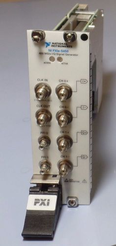 National instruments ni pxie-5450 400 ms/s, 16-bit i/q signal generator for sale