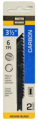 DISSTON COMPANY 2-Pack 3.5-Inch 6-TPI Carbon Jigsaw Blade