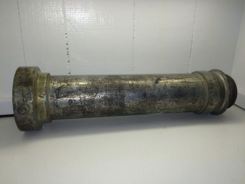 Brass Fire Department Discharge Pipe Stream Shaper 2.50 Nh To 3.50 Npsh